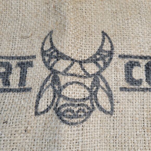 Oxcart Coffee Burlap Sack Las Lajas 40"x29" Costa Rica Green Coffee Bag - Picture 3 of 11